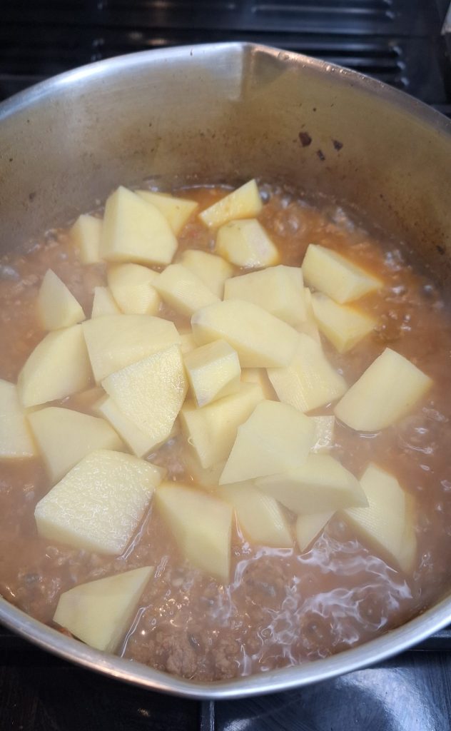 add potatoes