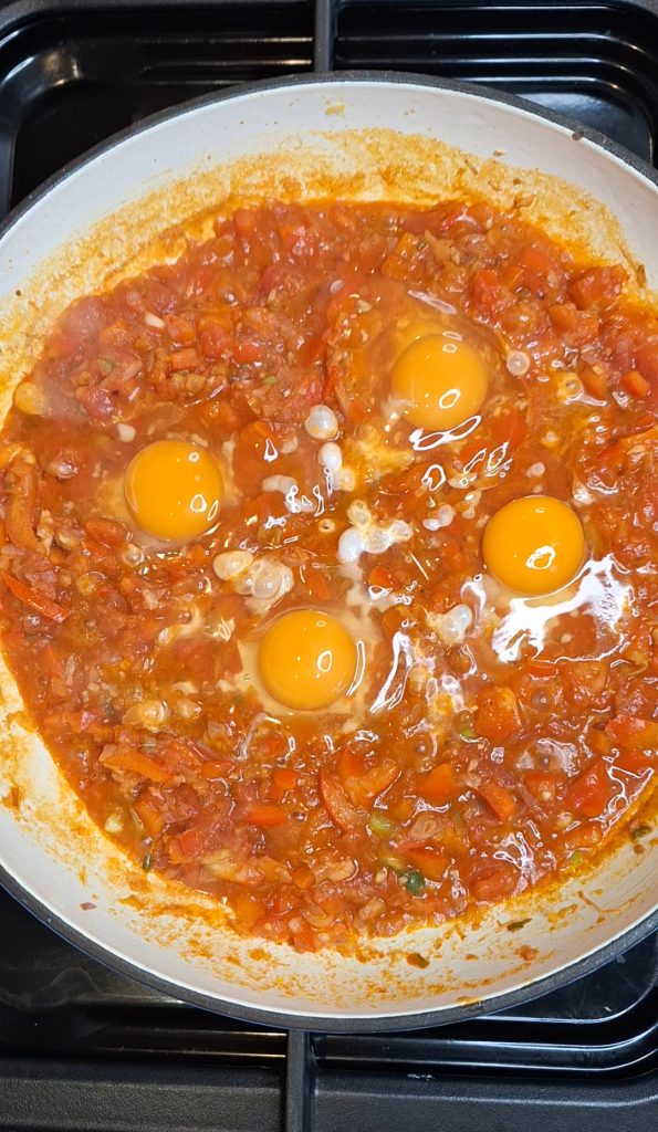 Make wells and add eggs
