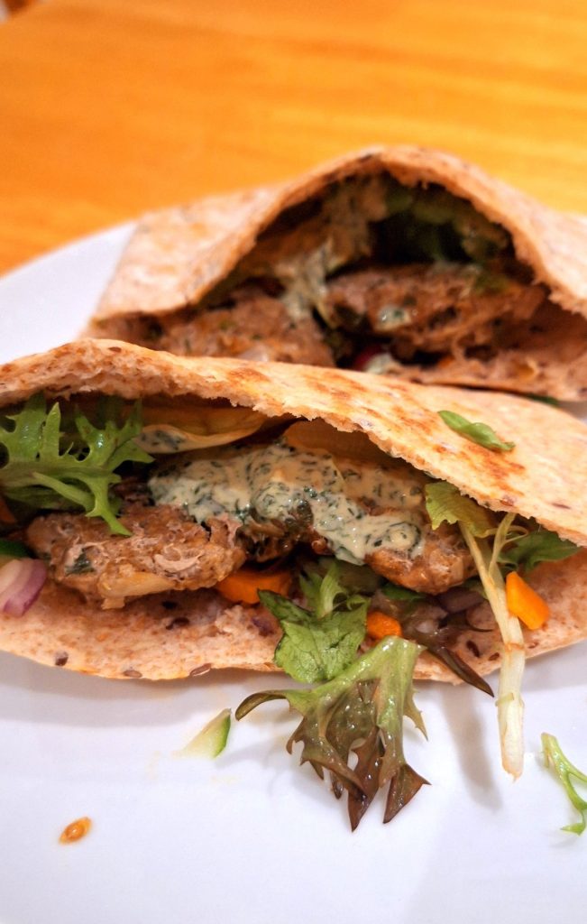 Kebab pitta pockets