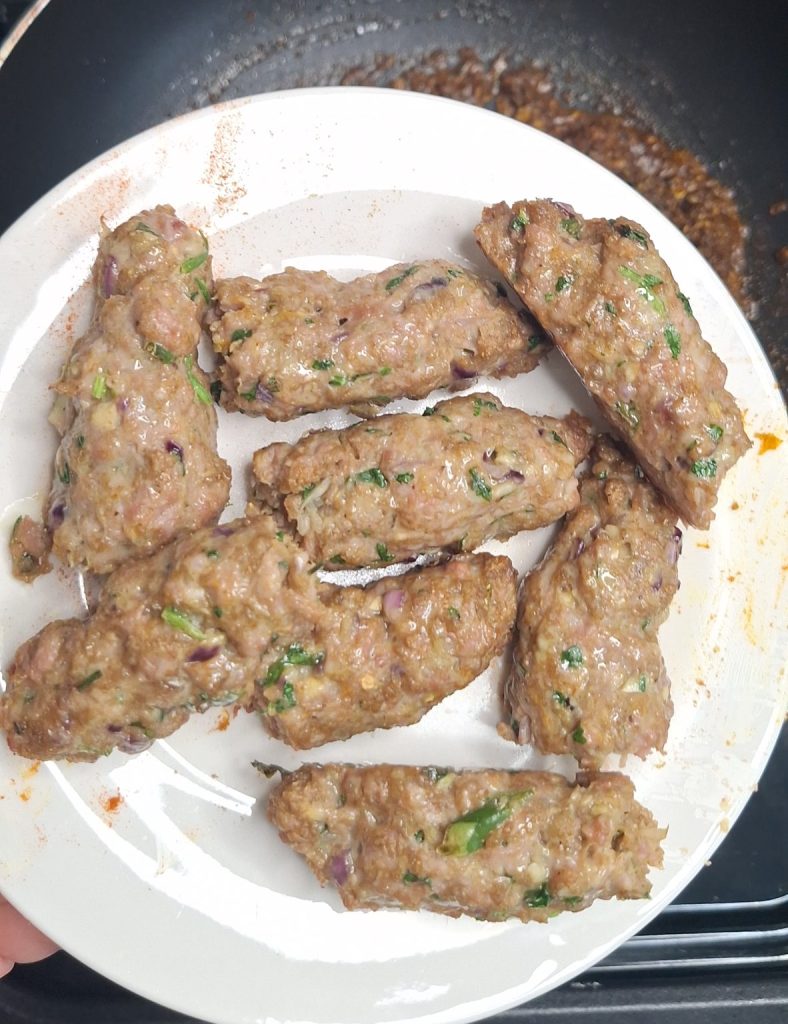 Cut kebabs down