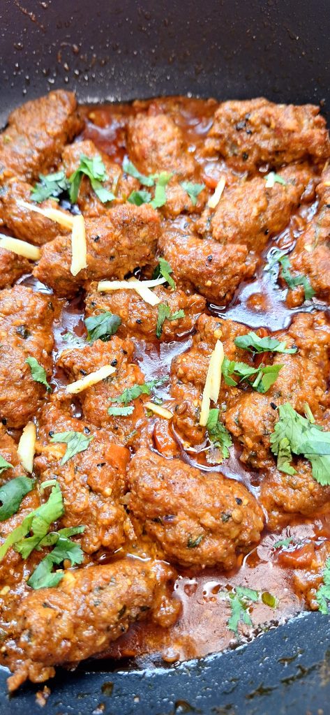 Authentic Karahi meat dish