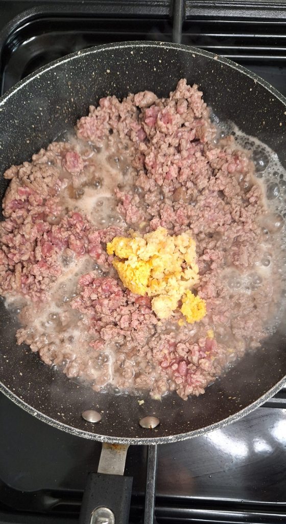 Add garlic and ginger