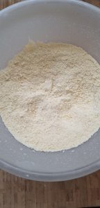 Dry ingredients mixed