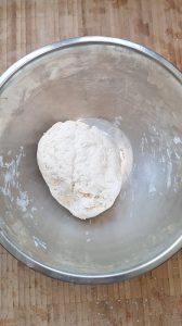 Dough leave to rest