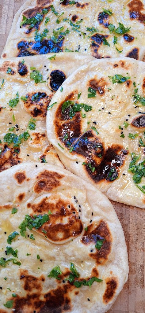 Easy homemade naan bread