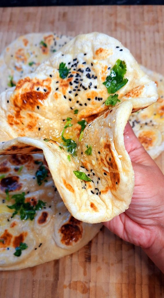 Easy home made naan bread