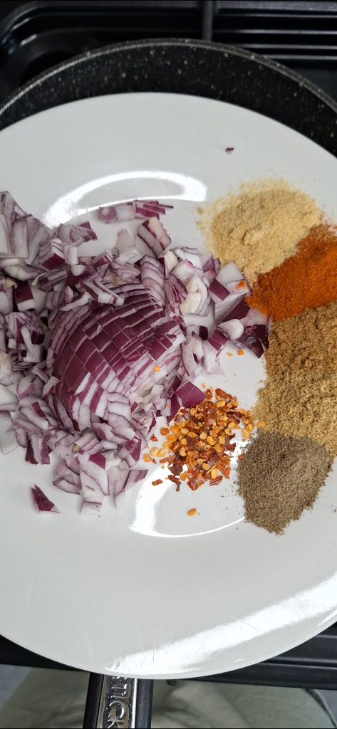Add Spices and Onion